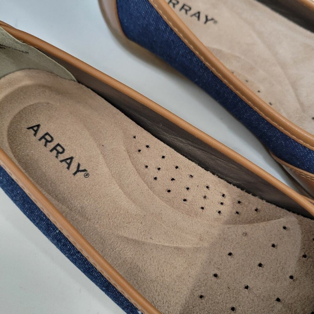 Array Cascade Ballet Flats Slip On Two Toned Uppe… - image 7